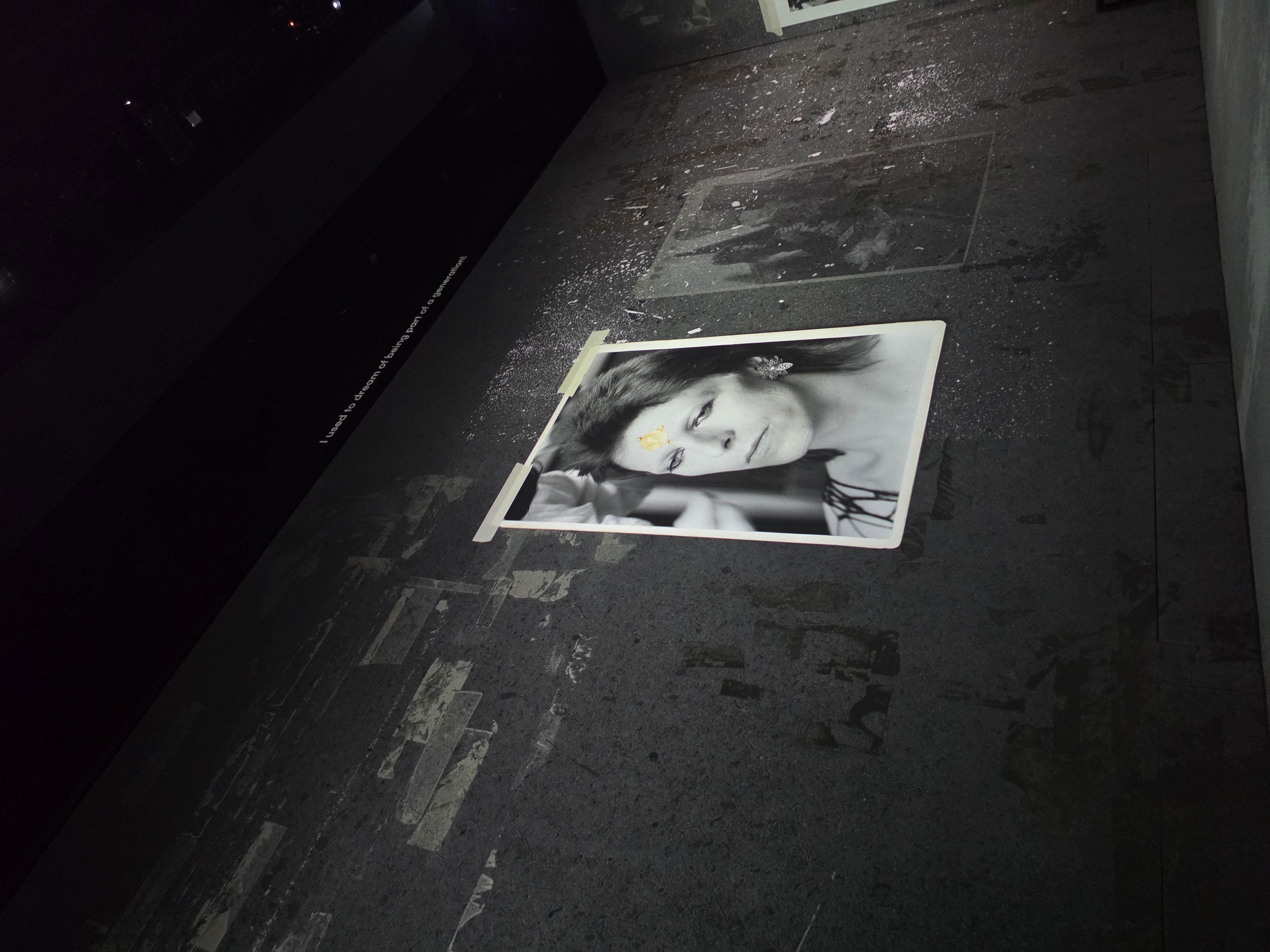 Polaroid: Bowie with gold bindi